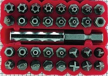 SCREWDRIVER BIT SET